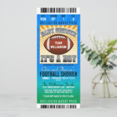 Fußball Party Kinderdusche Einladung (Stehend Vorderseite)