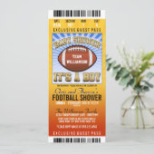 Fußball Party Kinderdusche Einladung (Stehend Vorderseite)