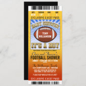 Fußball Party Kinderdusche Einladung (Vorne/Hinten)