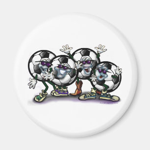 Fußball-Party Magnet