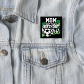Fußball-Party Mama der Geburtstagskarte Button (Beispiel)