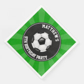 Fußball-Party Paper Dinner Napkins Serviette (Ecke)