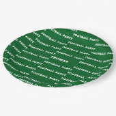 Fußball-Party Pappteller (Schrägansicht)