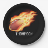 Fußball-Party Personalisiert Pappteller (Vorderseite)