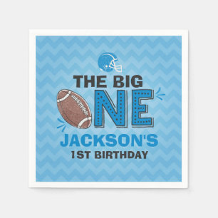 Fußball-Party-Servietten-Fußball-1. Geburtstag Serviette