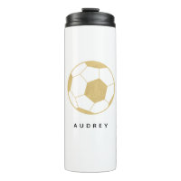 Fußball Party Sport Individuelle Name Gold Wasserf