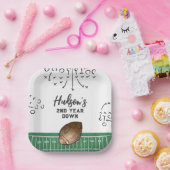 Fußball-Party Teller | Teller von Fußballpapieren (Party)