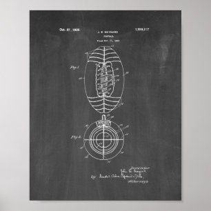 Fußball-Patent - Tafel Poster