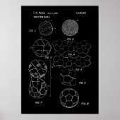 Fußball-Patentkunst Poster (Vorne)