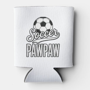 Fußball Pawpaw Vintage Gravur Shirt Design_1 Dosenkühler