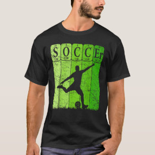 Fußball Periodensystem Elemente Fußballspieler Ner T-Shirt