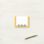 Fußball PERSONALISIEREN Post-it Klebezettel (Auf Schreibtisch)