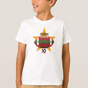 Fußball Personalisiert Geburtstag T - Shirt HAMbWG