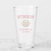 Fußball Personalisiert Glas (Rückseite)