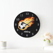 Fußball personalisiert große wanduhr (Zuhause)