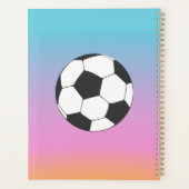 Fußball Personalisiert Name und Nummer Planer (Rückseite)