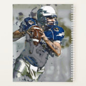 Fußball Personalisiert Planer (Rückseite)