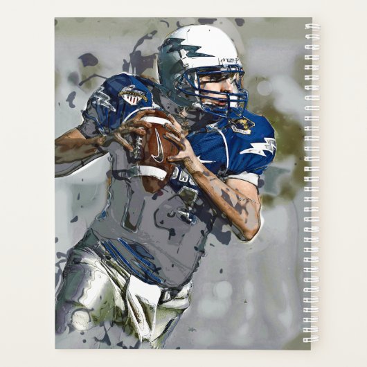 Fußball Personalisiert Planer (Rückseite)