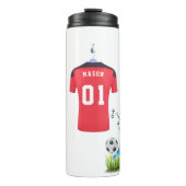 Fußball | PERSONALISIERT Thermosbecher (Vorderseite)