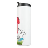 Fußball | PERSONALISIERT Thermosbecher (Nach rechts gedreht)