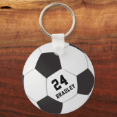Fußball | Personalisierte Bezeichnung Schlüsselanhänger (Vorderseite)