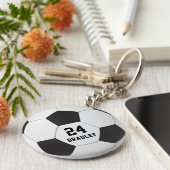 Fußball | Personalisierte Bezeichnung Schlüsselanhänger (Seite)