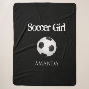 Fußball Personalisierte Fußball-Wurfdecke Sherpadecke
