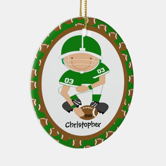 Fußball-personalisierte Keramikornament (Rechts)