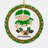 Fußball-personalisierte Keramikornament (Vorne)