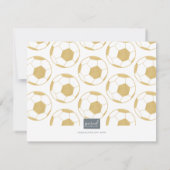 Fußball - Personalisierter Name Sportgeschenk Mitteilungskarte (Rückseite)