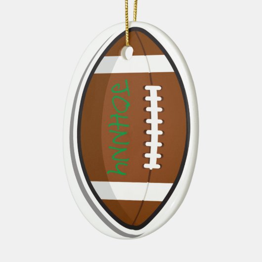 Fußball Personalized Keramik Ornament (Links)