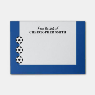 Fußball PERSONIFIZIERT Farbnamen Post-it Klebezettel