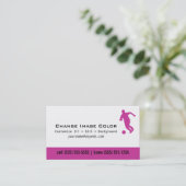 Fußball - persönliche Visitenkarte (Stehend Vorderseite)