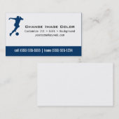 Fußball - persönliche Visitenkarte (Vorne/Hinten)