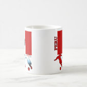 Fußball-Peru-Tasse Kaffeetasse (Mittel)