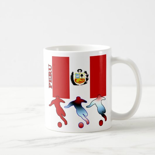 Fußball-Peru-Tasse Kaffeetasse (Rechts)