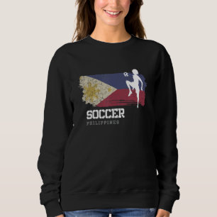 Fußball Philippinen Flaggenfußball Womens Soccer G Sweatshirt
