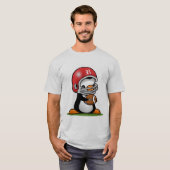 Fußball-Pinguin T-Shirt (Vorne ganz)
