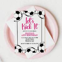 Fußball Pink Geburtstag