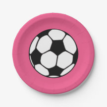 Fußball-Pink-Girl's Birthday Party