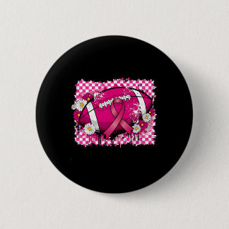 Fußball Pink Ribbon Brustkrebs Bewusstsein Tackl Button