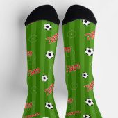Fußball Pitch Novelty Football Player Socken (Oben)
