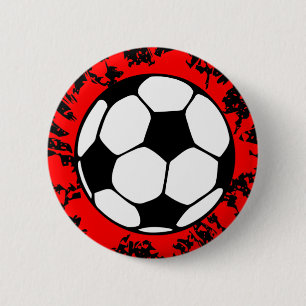 Fußball platsch. button