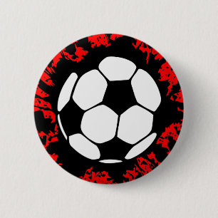 Fußball platsch. button
