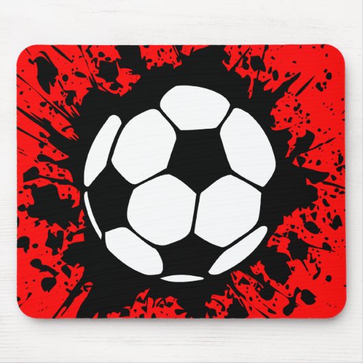 Fußball platsch mousepad (Vorne)