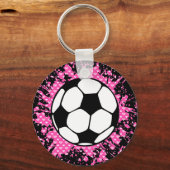 Fußball platsch. schlüsselanhänger (Vorderseite)