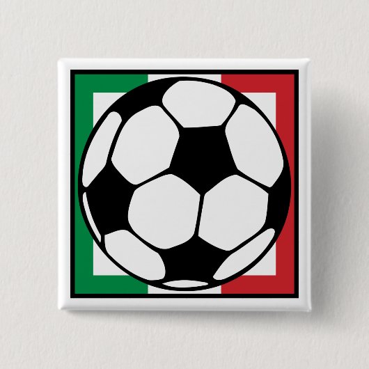 Fußball. Platz der italia. Button (Vorderseite)