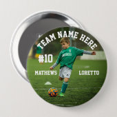 Fußball-Player Namensgruppe und Foto hinzufügen Button (Vorne & Hinten)