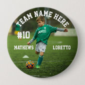 Fußball-Player Namensgruppe und Foto hinzufügen Button (Vorderseite)