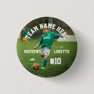 Fußball-Player Namensgruppe und Foto hinzufügen Button